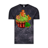 Cloud Black christmas cookie cupcake Vintage Tee - AdoDesignShop