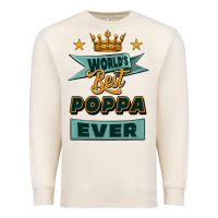 Sandshell world's best poppa ever Premium Sweatshirt - Jasminsmagicworld