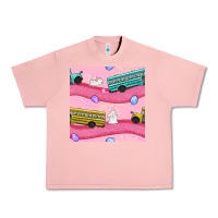 Salmon easter school bus seamless pattern Urban Heavy Tee - BundleAndBundleShop