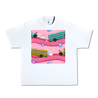 White easter school bus seamless pattern Urban Heavy Tee - BundleAndBundleShop