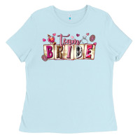 Baby Blue team bride Ladies Tee - texasbilliewilder