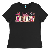 Black team bride Ladies Tee - texasbilliewilder