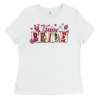 White team bride Ladies Tee - texasbilliewilder