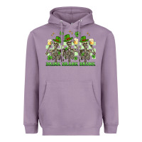 Lavender st. patrick's day skeletons drink drank drunk Heavyweight Hoodie - Artiststas