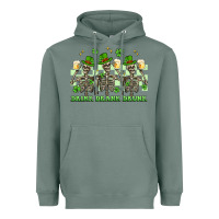 Sage st. patrick's day skeletons drink drank drunk Heavyweight Hoodie - Artiststas