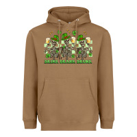 Toasted Coconut st. patrick's day skeletons drink drank drunk Heavyweight Hoodie - Artiststas
