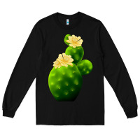 Black texas cactus Long Sleeve Tee - LillyAllenDesigns