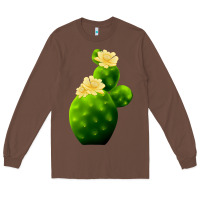 Chestnut texas cactus Long Sleeve Tee - LillyAllenDesigns