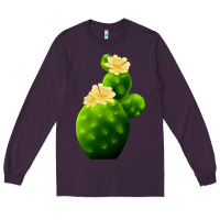 Plum texas cactus Long Sleeve Tee - LillyAllenDesigns
