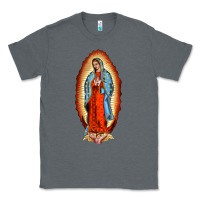 Charcoal Heather our new lady of guadalupe Classic Tee - BarkalooDesign