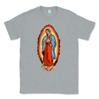 Heather Grey our new lady of guadalupe Classic Tee - BarkalooDesign