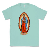 Seafoam our new lady of guadalupe Classic Tee - BarkalooDesign