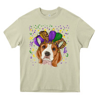 Mossy mardi gras beagle Heavy Core Tee - RanaPortraitStore