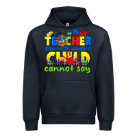 Navy teacher can hear what a child cannot say Urban Hoodie - CowGirlArtShop