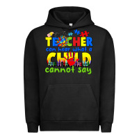 Pigment Black teacher can hear what a child cannot say Urban Hoodie - CowGirlArtShop