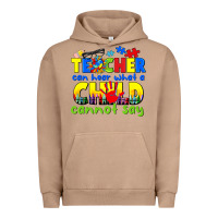 Pigment Burro teacher can hear what a child cannot say Urban Hoodie - CowGirlArtShop