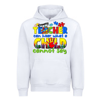 White teacher can hear what a child cannot say Urban Hoodie - CowGirlArtShop
