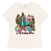 Bone camping is my happy place Ladies Tee - RanaPortraitStore