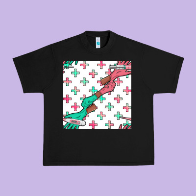 Nurse Gloves Seamless Pattern Urban Heavy Tee Designed By Bundleandbundleshop