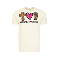 Vintage Arctic jesus love coffee Vintage Tee - Jasminsmagicworld