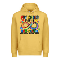 My Child May Be Non Verbal But This Mama Ain's Premium Hoodie | Teevron