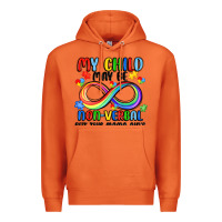 Carrot my child may be non verbal but this mama ain's Premium Hoodie - JahusDesignShop