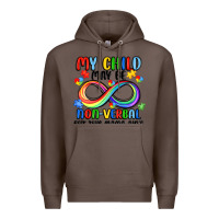 Coffee my child may be non verbal but this mama ain's Premium Hoodie - JahusDesignShop