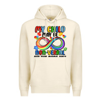 Tofu my child may be non verbal but this mama ain's Premium Hoodie - JahusDesignShop