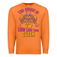 Carrot the queen is 70 long live the queen Premium Sweatshirt - Jasminsmagicworld