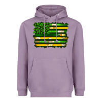 Lavender st patrick's day american flag Heavyweight Hoodie - Artiststas