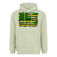Matcha st patrick's day american flag Heavyweight Hoodie - Artiststas