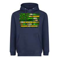 Navy st patrick's day american flag Heavyweight Hoodie - Artiststas