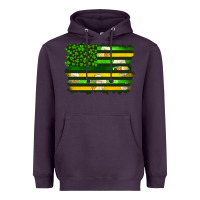 Plum st patrick's day american flag Heavyweight Hoodie - Artiststas