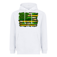 White st patrick's day american flag Heavyweight Hoodie - Artiststas