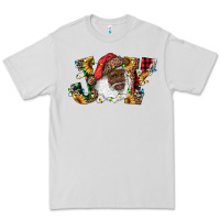 Dove Grey african american santa joy with sunflowers Premium Tee - RanaPortraitStore