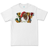 White african american santa joy with sunflowers Premium Tee - RanaPortraitStore