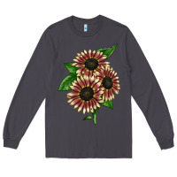 Smoke strawberry blonde sunflower Long Sleeve Tee - LillyAllenDesigns