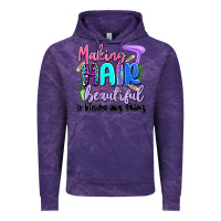 Cloud Purple making hair beautiful is kinda my thing Vintage Hoodie - Artiststas