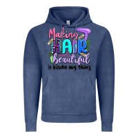 Vintage Denim making hair beautiful is kinda my thing Vintage Hoodie - Artiststas