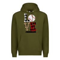 Army Green Love, Baseball Premium Hoodie - Bettercallsaul