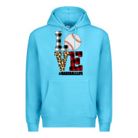 Ocean Blue Love, Baseball Premium Hoodie - Bettercallsaul