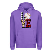 Purple Love, Baseball Premium Hoodie - Bettercallsaul