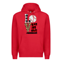 Red Love, Baseball Premium Hoodie - Bettercallsaul