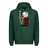 Sports Green Love, Baseball Premium Hoodie - Bettercallsaul