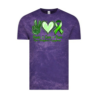 Cloud Purple peace love cure non hodgkin's lymphoma Vintage Tee - Jasminsmagicworld