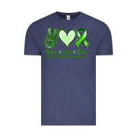 Vintage Denim peace love cure non hodgkin's lymphoma Vintage Tee - Jasminsmagicworld