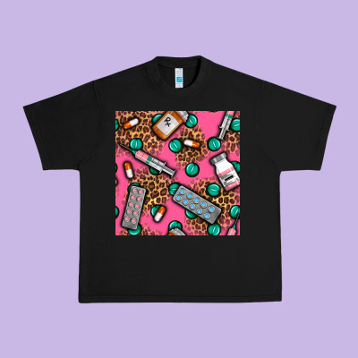 Medicines And Pills Seamless Pattern Urban Heavy Tee Designed By Bundleandbundleshop