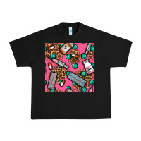 Black Medicines And Pills Seamless Pattern Urban Heavy Tee - BundleAndBundleShop