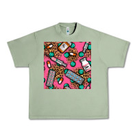 Oil Green Medicines And Pills Seamless Pattern Urban Heavy Tee - BundleAndBundleShop