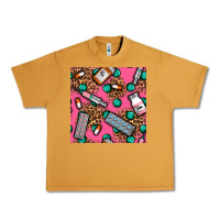 Peanut Butter Medicines And Pills Seamless Pattern Urban Heavy Tee - BundleAndBundleShop